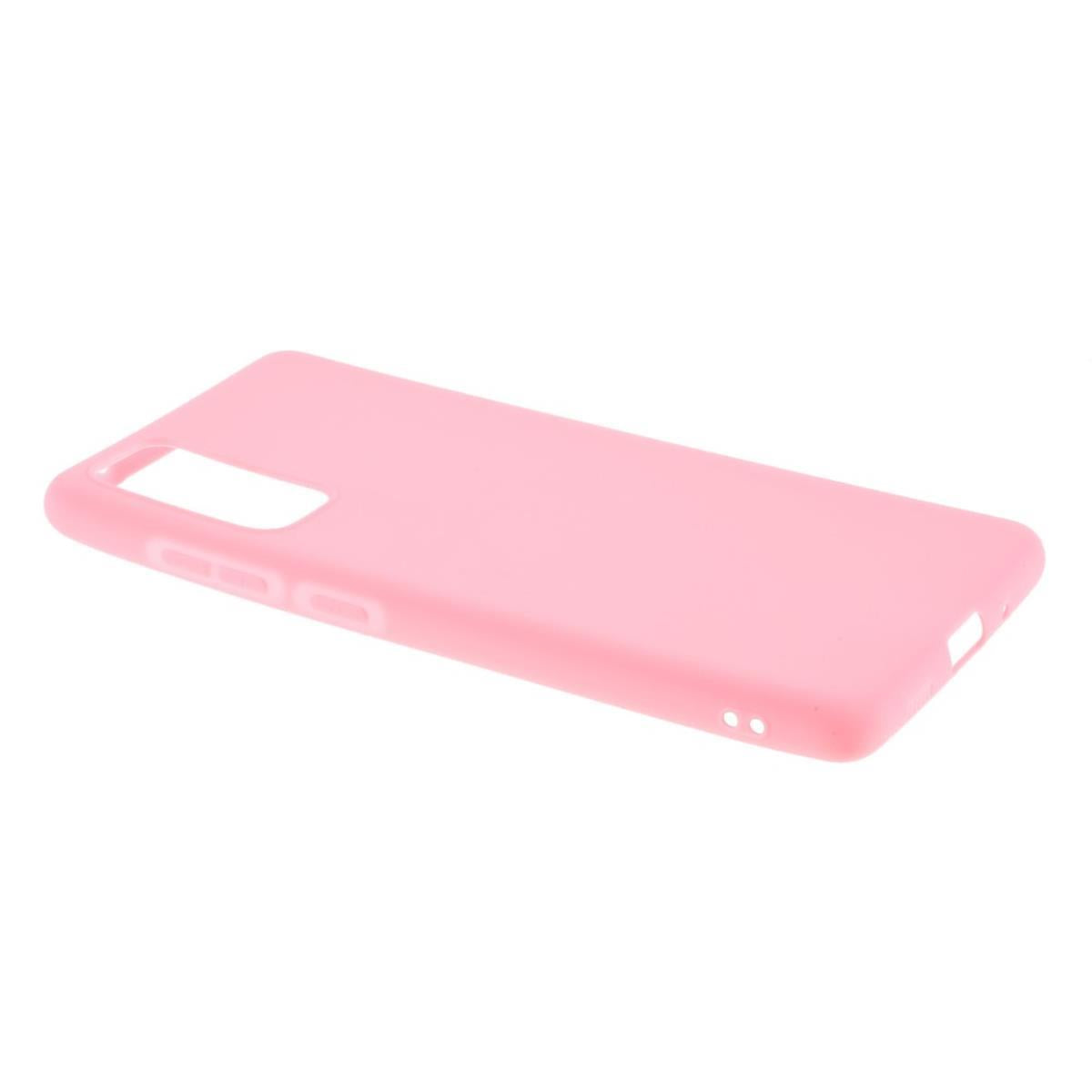 Hülle für Samsung Galaxy S20 FE Handyhülle Silikon Case Cover Schutzhülle Matt Rosa