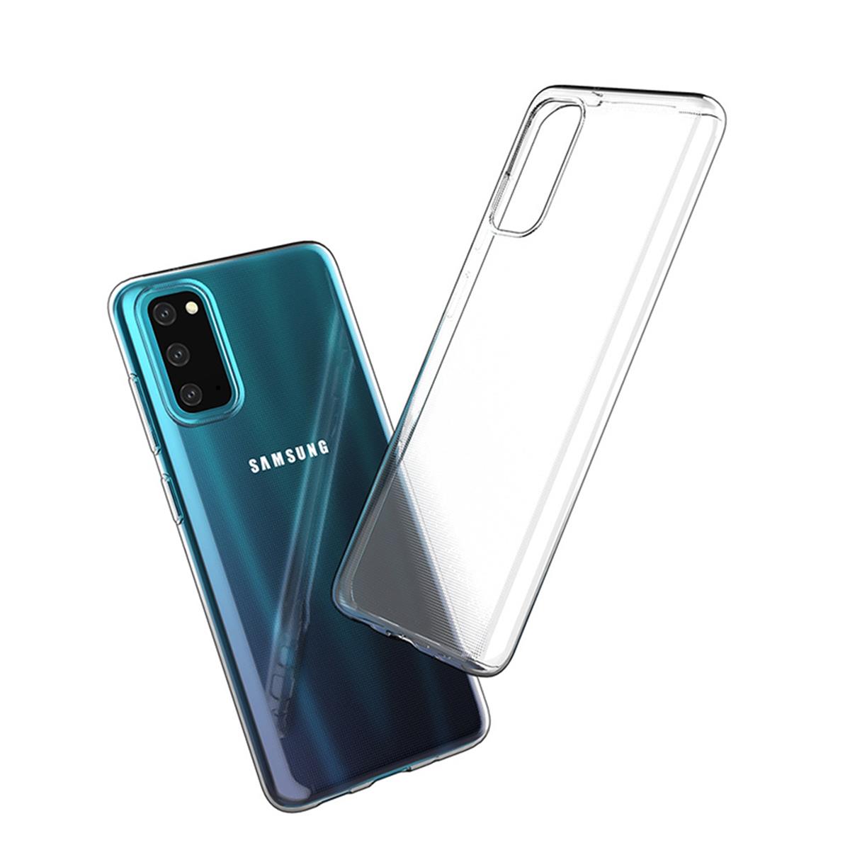 Hülle für Samsung Galaxy S20 Handyhülle Silikon Cover Schutzhülle Case klar