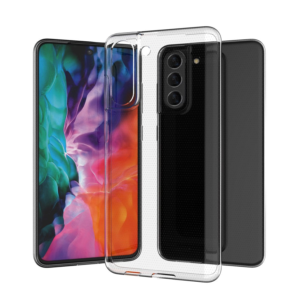 Hülle für Samsung Galaxy S21 FE Handyhülle Silikon Cover Case Bumper Klar