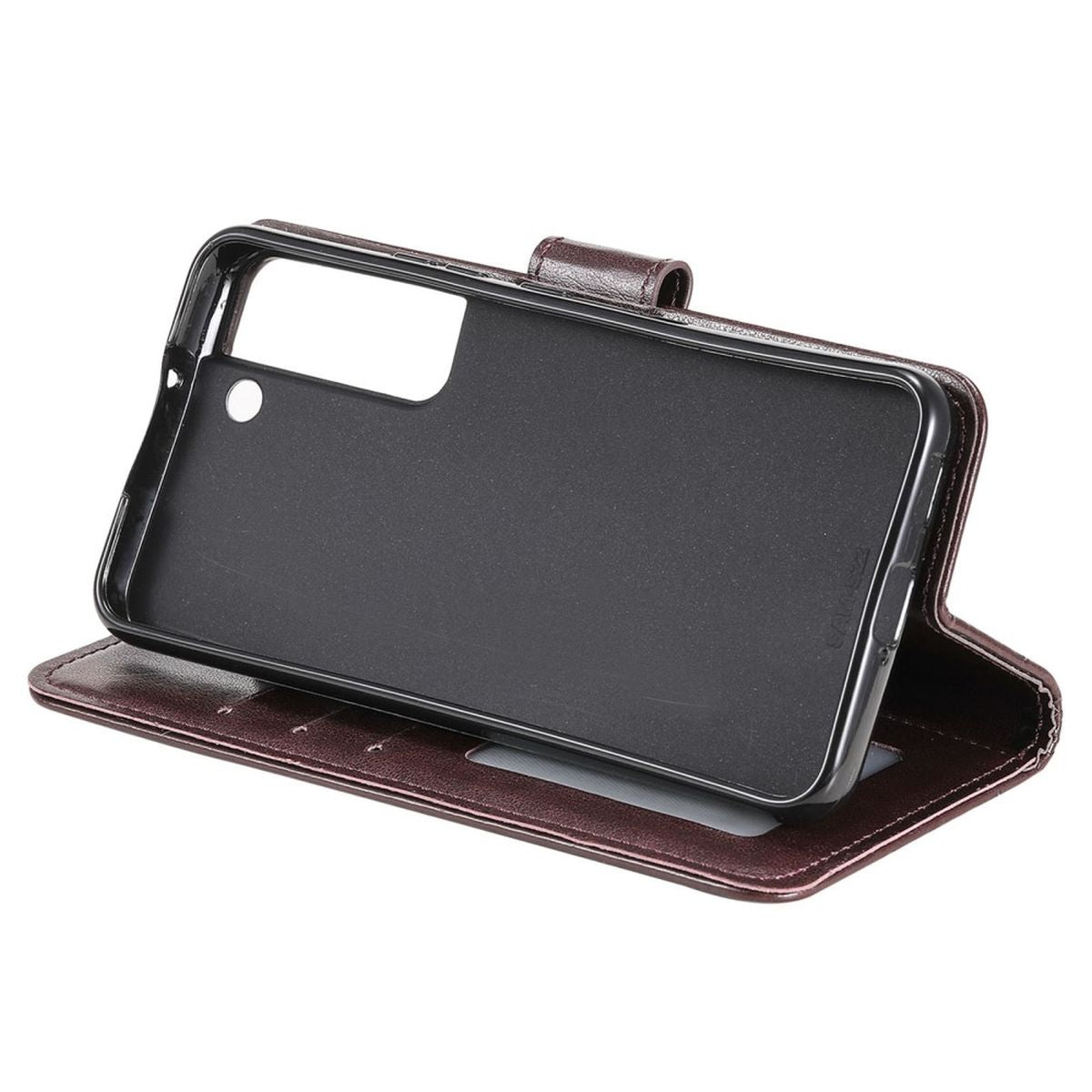 Hülle für Samsung Galaxy S22 5G Handyhülle Flip Case Cover Tasche Mandala Braun - CoverKingz