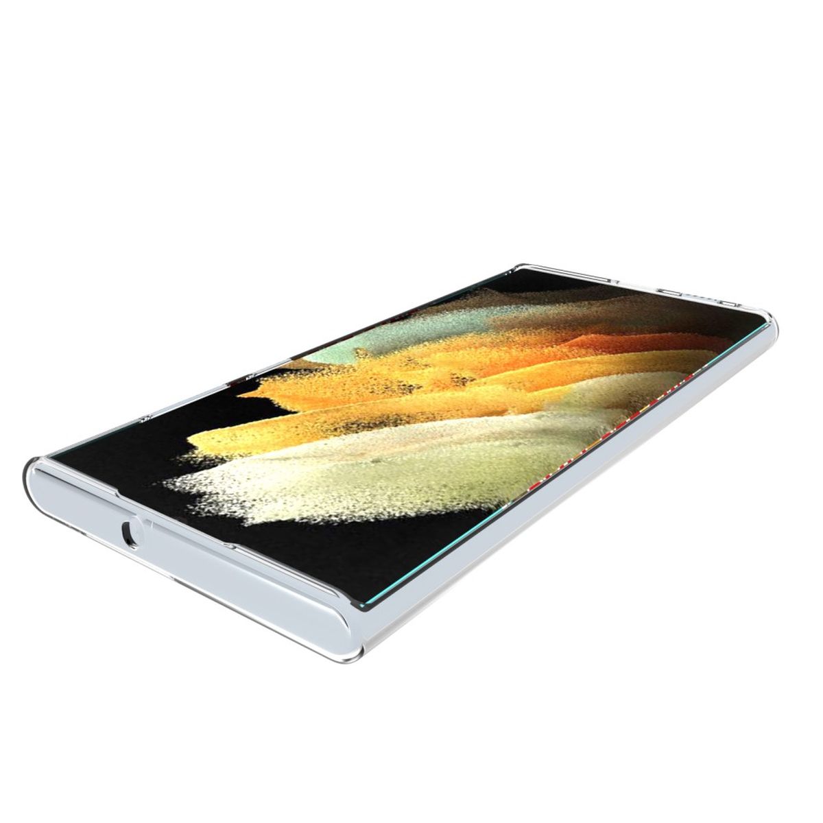 Hülle für Samsung Galaxy S22 Ultra Handyhülle Silikon Cover Case Bumper klar
