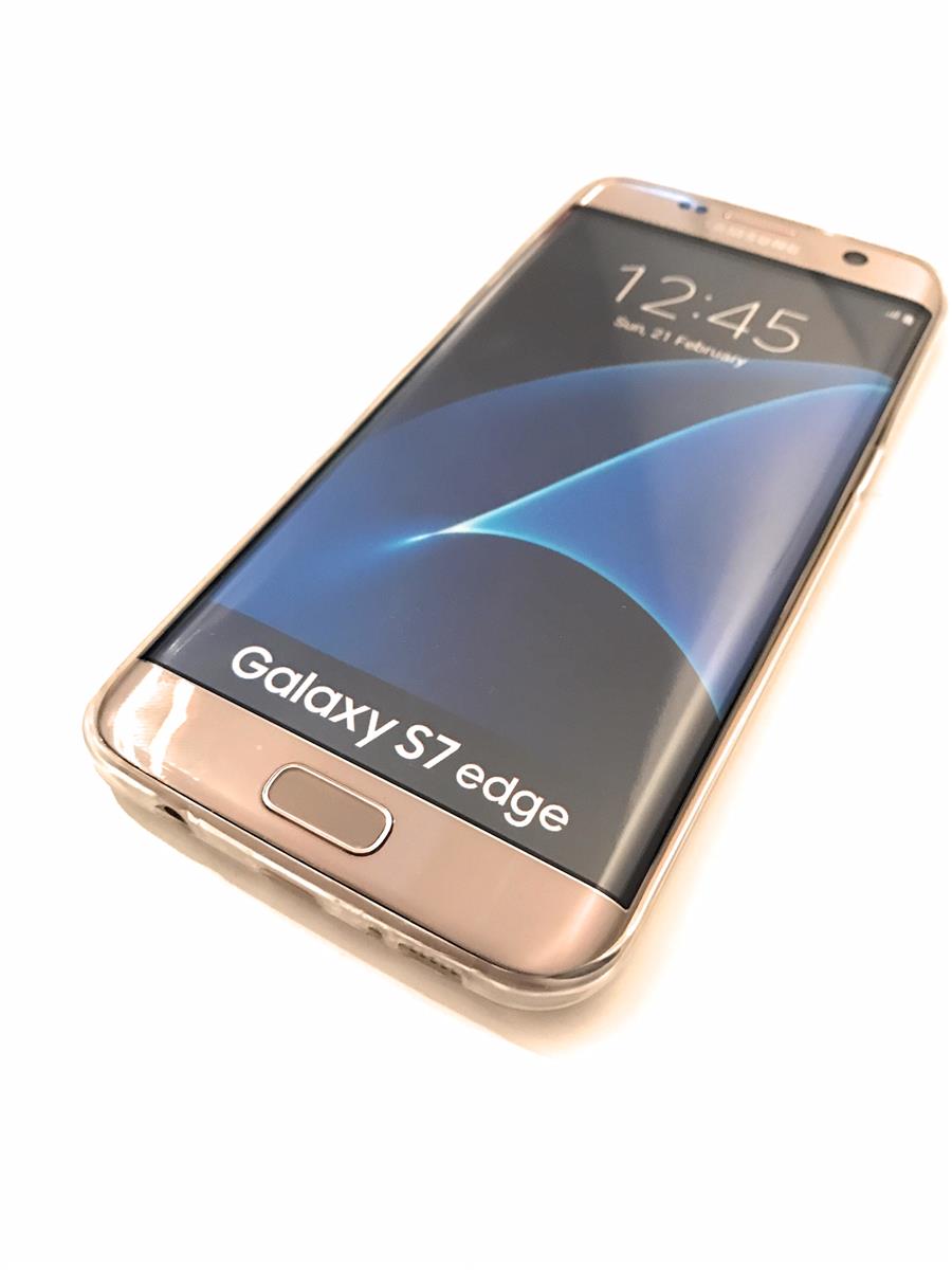 Hülle für Samsung Galaxy S7 Edge Handyhülle Silikon Cover Schutzhülle Case klar