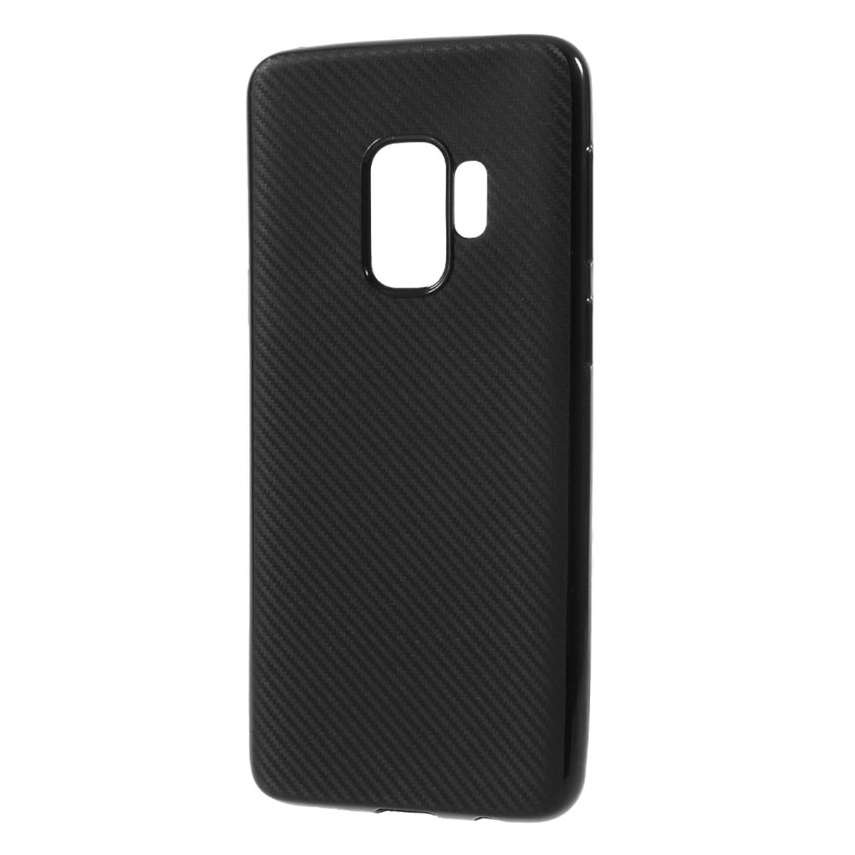 Hülle für Samsung Galaxy S9 Handyhülle Cover Schutzhülle Soft Case Carbonfarben