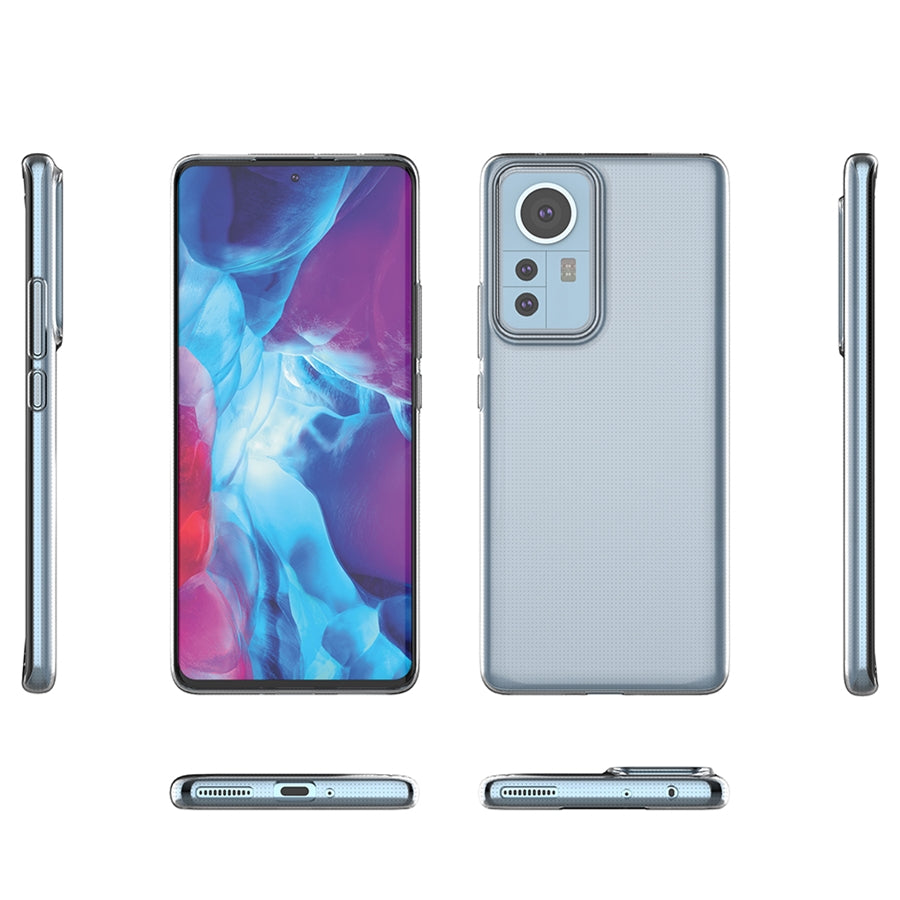 Hülle für Xiaomi 12/12X Handyhülle Silikon Cover Case Bumper klar