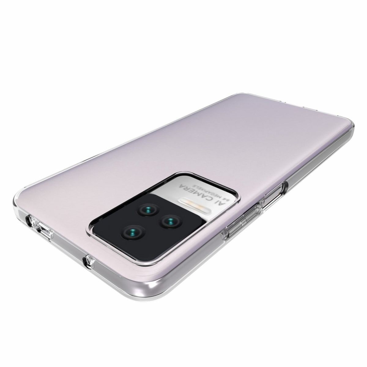 Hülle für Xiaomi Poco F4 Handyhülle Silikon Cover Case Bumper Softcase Klar