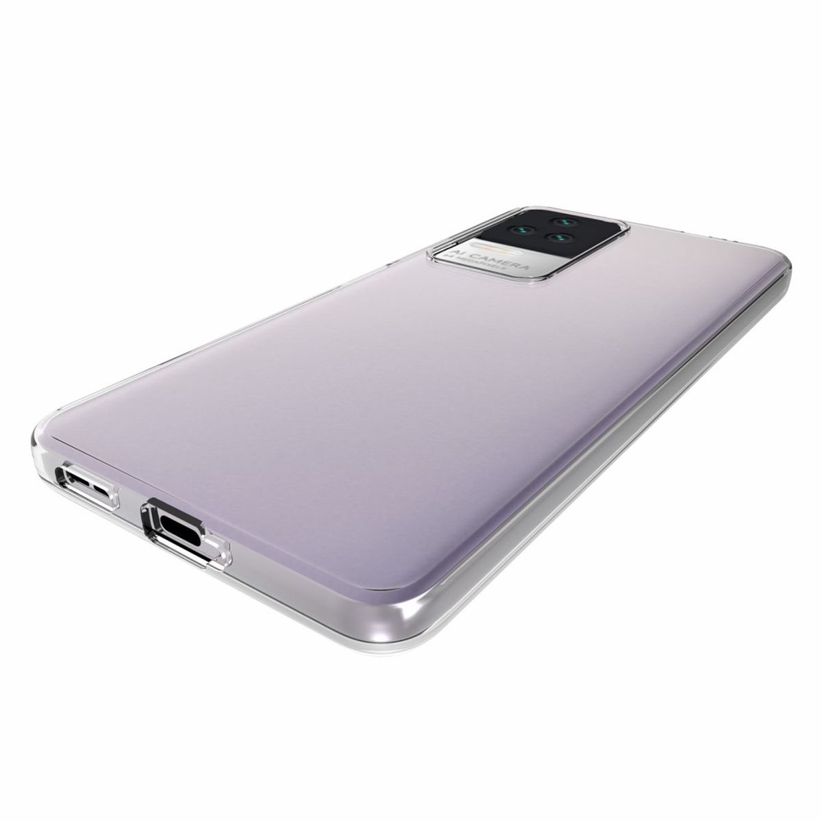 Hülle für Xiaomi Poco F4 Handyhülle Silikon Cover Case Bumper Softcase Klar
