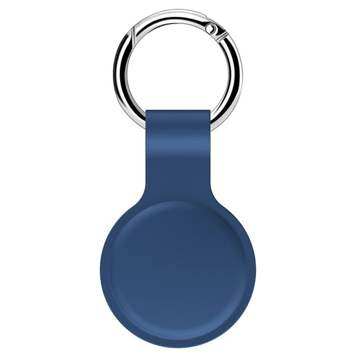 Schlüsselanhänger für Apple AirTags 2021 - Air Tag Cover Airtag Hülle Dunkelblau