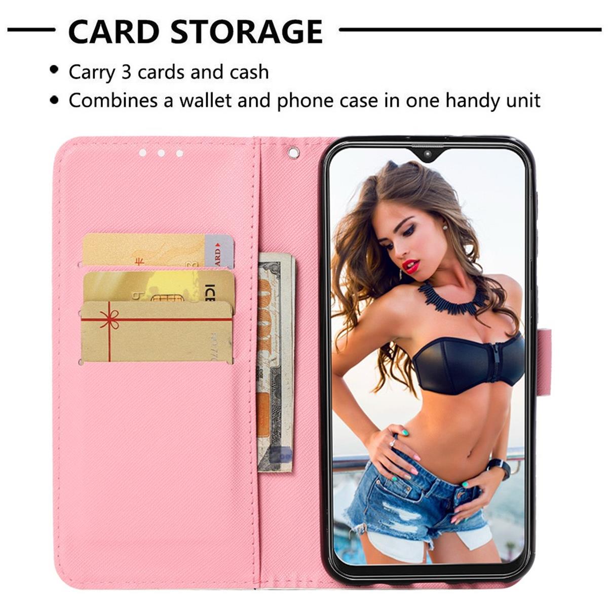Hülle für Samsung Galaxy M20 Handyhülle Schutzhülle Cover Motiv Case Never stop