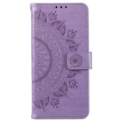 Hülle für Nokia G21/G11 Handyhülle Flip Case Cover Schutzhülle Etui Mandala Lila