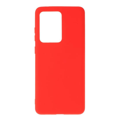 Hülle für Xiaomi Redmi 10/10 Prime Handyhülle Silikon Case Cover Bumper Matt Rot