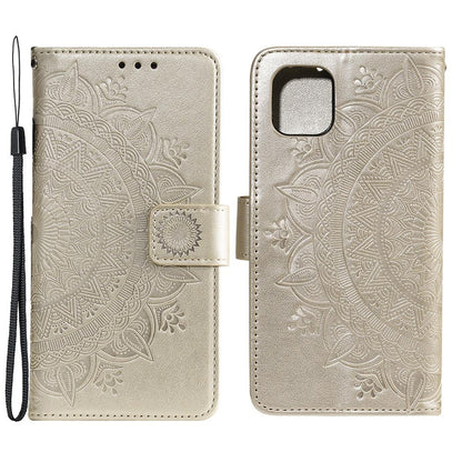 Hülle für Apple iPhone 13 Handyhülle Flip Case Cover Schutzhülle Mandala Gold