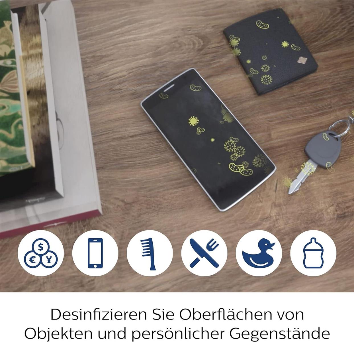 Philips UV-C Hygiene Desinfektionsbox, 10L XXL Box 135W Weiß