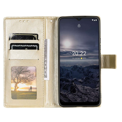 Hülle für Nokia G21/G11 Handyhülle Flip Case Cover Schutzhülle Etui Mandala Gold