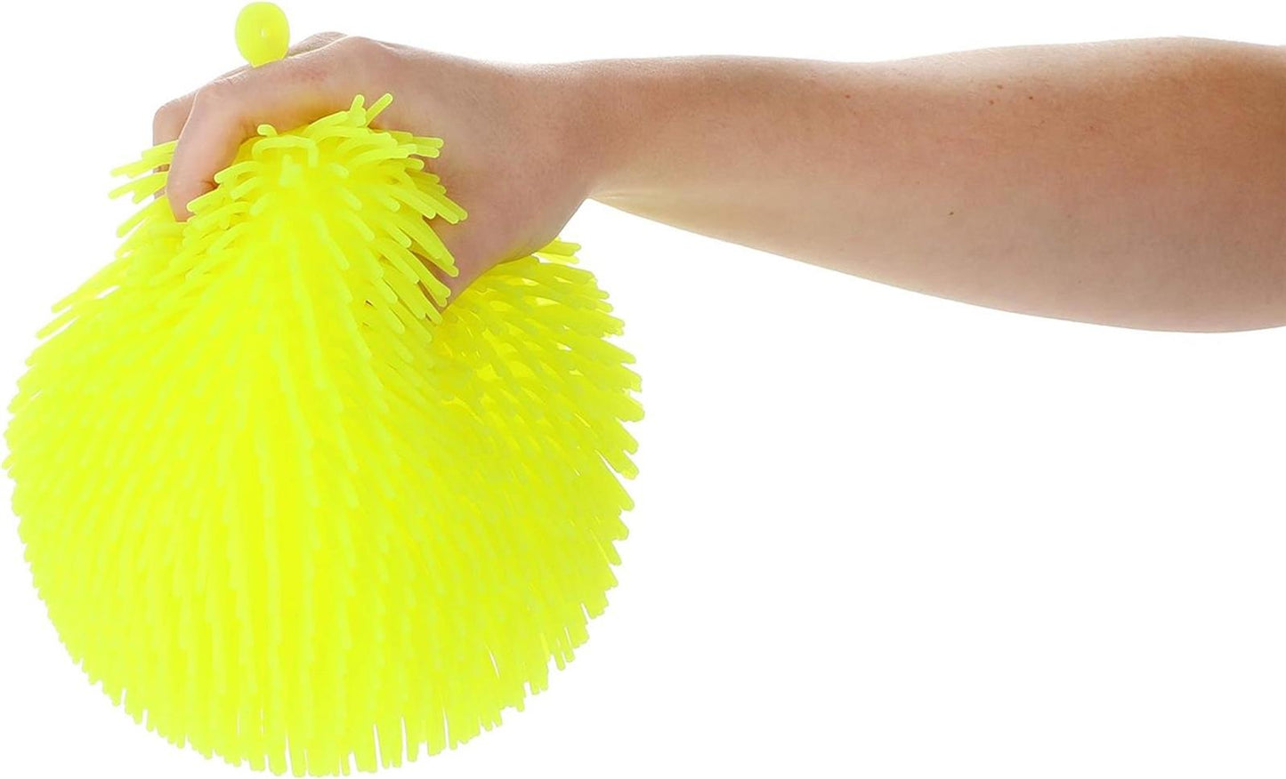 Toi-Toys Pufferz Pufferball für Kinder Knautschball Spielball für Wurfspiele Gelb