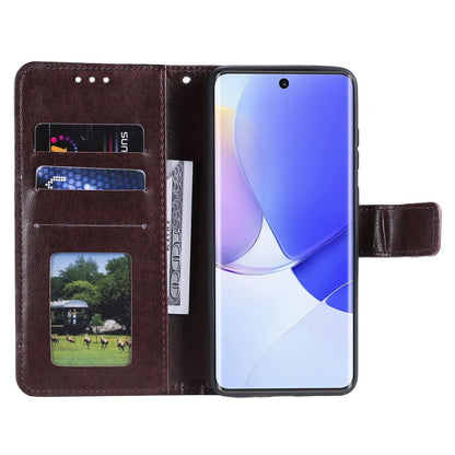 Hülle für Huawei Nova 9 / Honor 50 Handyhülle Flip Case Cover Etui Mandala Braun