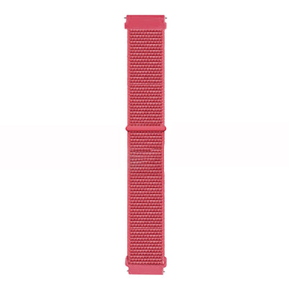Armband für Samsung Galaxy Watch6/5/5Pro/4/3 Bracelet Klettverschluss Nylon Rot