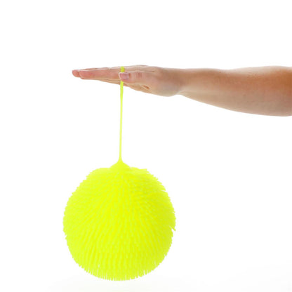 Toi-Toys Pufferz Pufferball für Kinder Knautschball Spielball für Wurfspiele Gelb