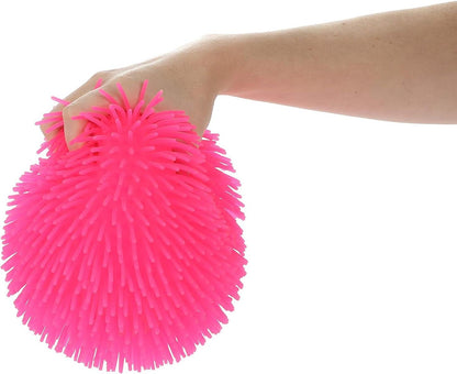 Toi-Toys Pufferz Pufferball für Kinder Knautschball Spielball für Wurfspiele Pink