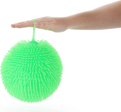 Toi-Toys Pufferz Pufferball für Kinder Knautschball Spielball für Wurfspiele Grün
