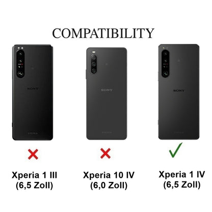Hülle für Sony Xperia 1 IV Handyhülle Silikon Case Cover Bumper Carbonfarben