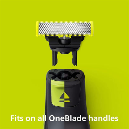 Philips OneBlade Original-Ersatzklingen mit Körper-Kit, 2er-Pack, QP620/50