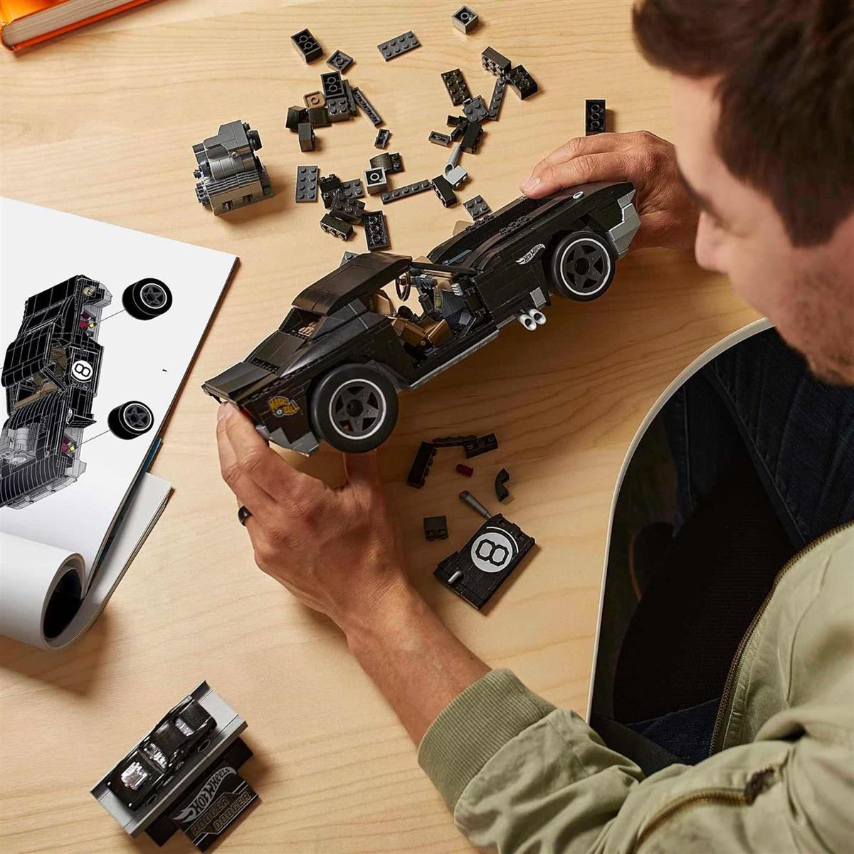 MEGA HDJ98 - Construx Hot Wheels Rodger Dodger Konstruktionset, Bauspielzeug für Kinder ab 10 Jahren