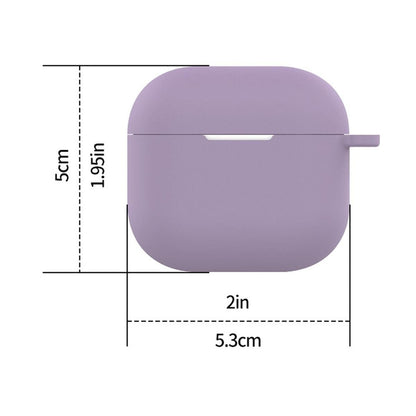 Hülle für Apple AirPods 4 Silikon Case Cover Etui Bumper Tasche Schutzhülle Rosa