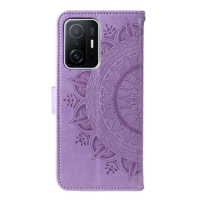Hülle für Xiaomi 11T/11T Pro Handyhülle Flip Case Cover Schutzhülle Mandala Lila