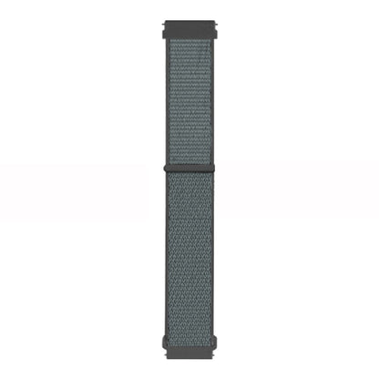 Armband für Samsung Galaxy Watch6/5/5Pro/4/3 Bracelet elastisch Nylon Grau-Blau
