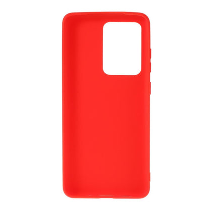 Hülle für Xiaomi Redmi 10/10 Prime Handyhülle Silikon Case Cover Bumper Matt Rot