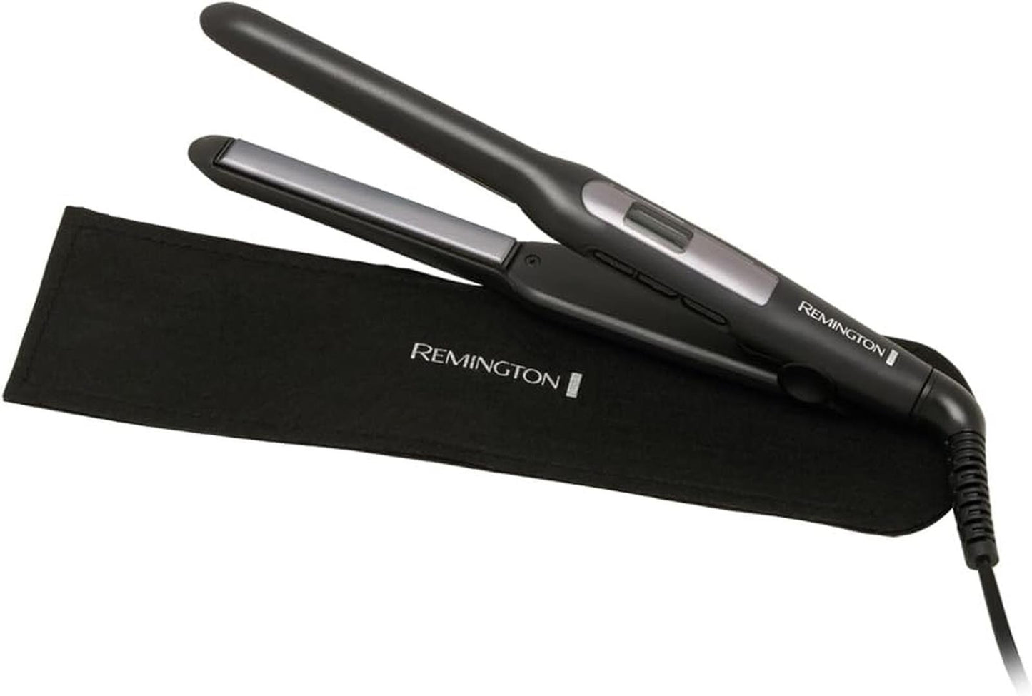 Remington Glätteisen [extra schmale Platten: für kurzes Haar, Pixies, Pony, Bart & kleine Locken] Haarglätter (Ultra-Pro-Keramikbeschichtung, LCD-Display,150-230°C)
