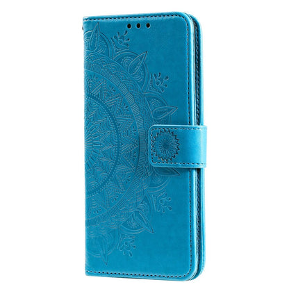 Hülle für Huawei Nova 9 / Honor 50 Handyhülle Flip Case Cover Etui Mandala Blau