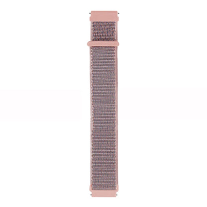 Armband für Samsung Galaxy Watch6/5/5Pro/4/3 Bracelet Klettverschluss Nylon Rosa