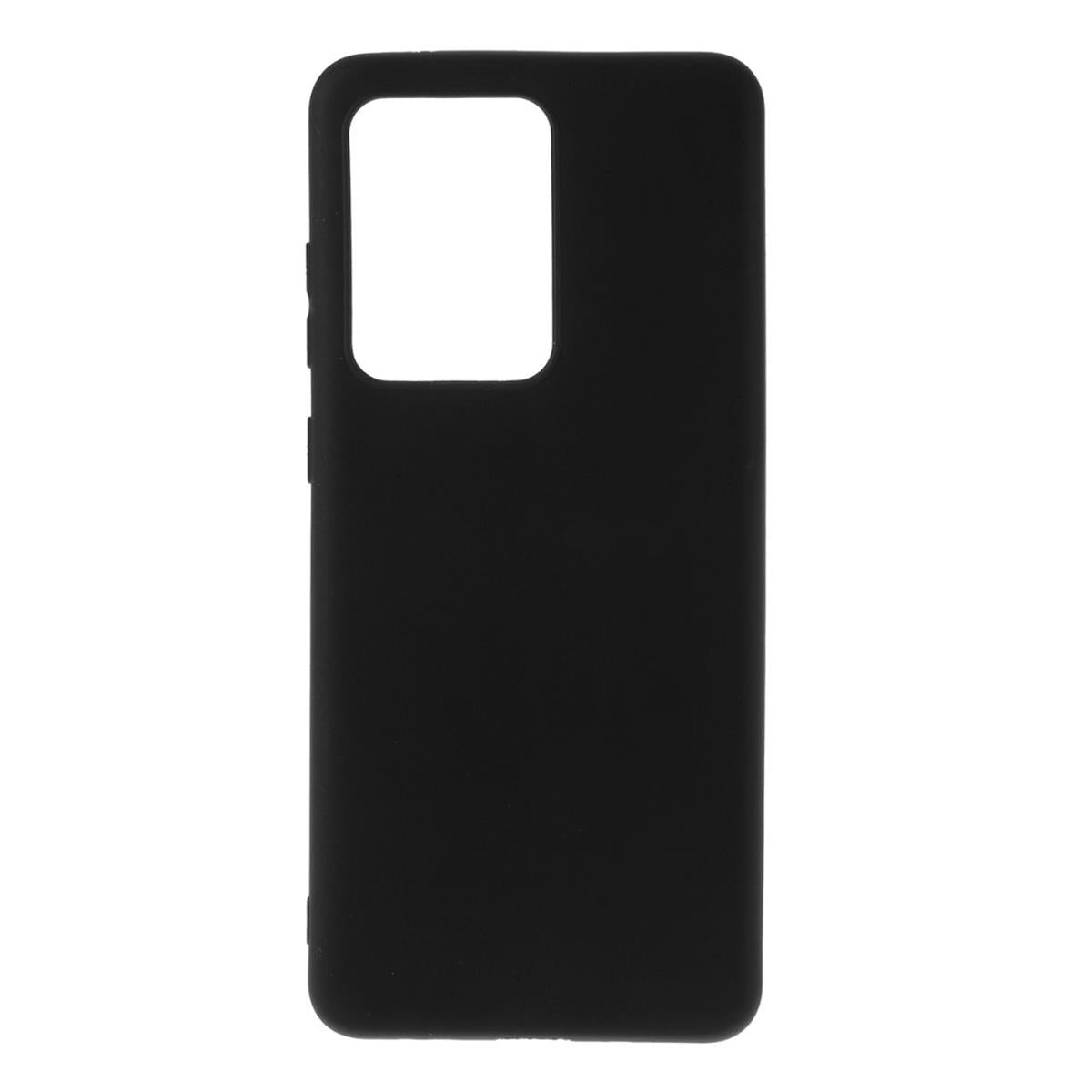 Hülle für Xiaomi Redmi 10/10 Prime Handyhülle Silikon Case Cover Matt Schwarz