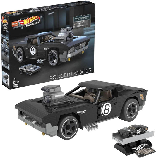 MEGA HDJ98 - Construx Hot Wheels Rodger Dodger Konstruktionset, Bauspielzeug für Kinder ab 10 Jahren
