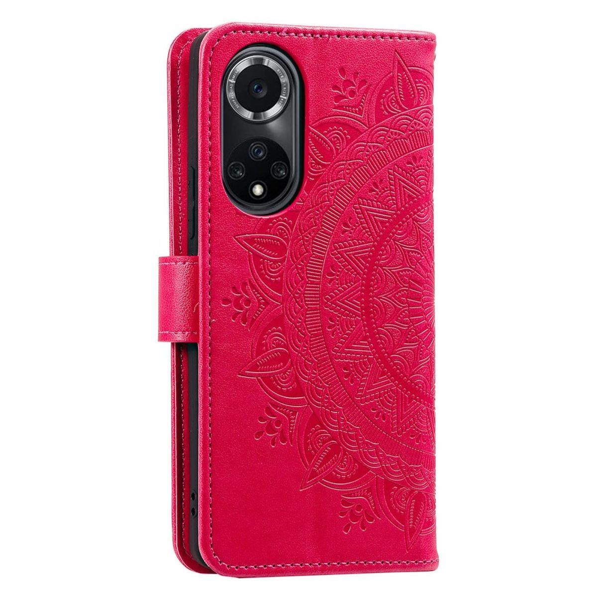 Hülle für Huawei Nova 9 / Honor 50 Handyhülle Flip Case Cover Etui Mandala Pink