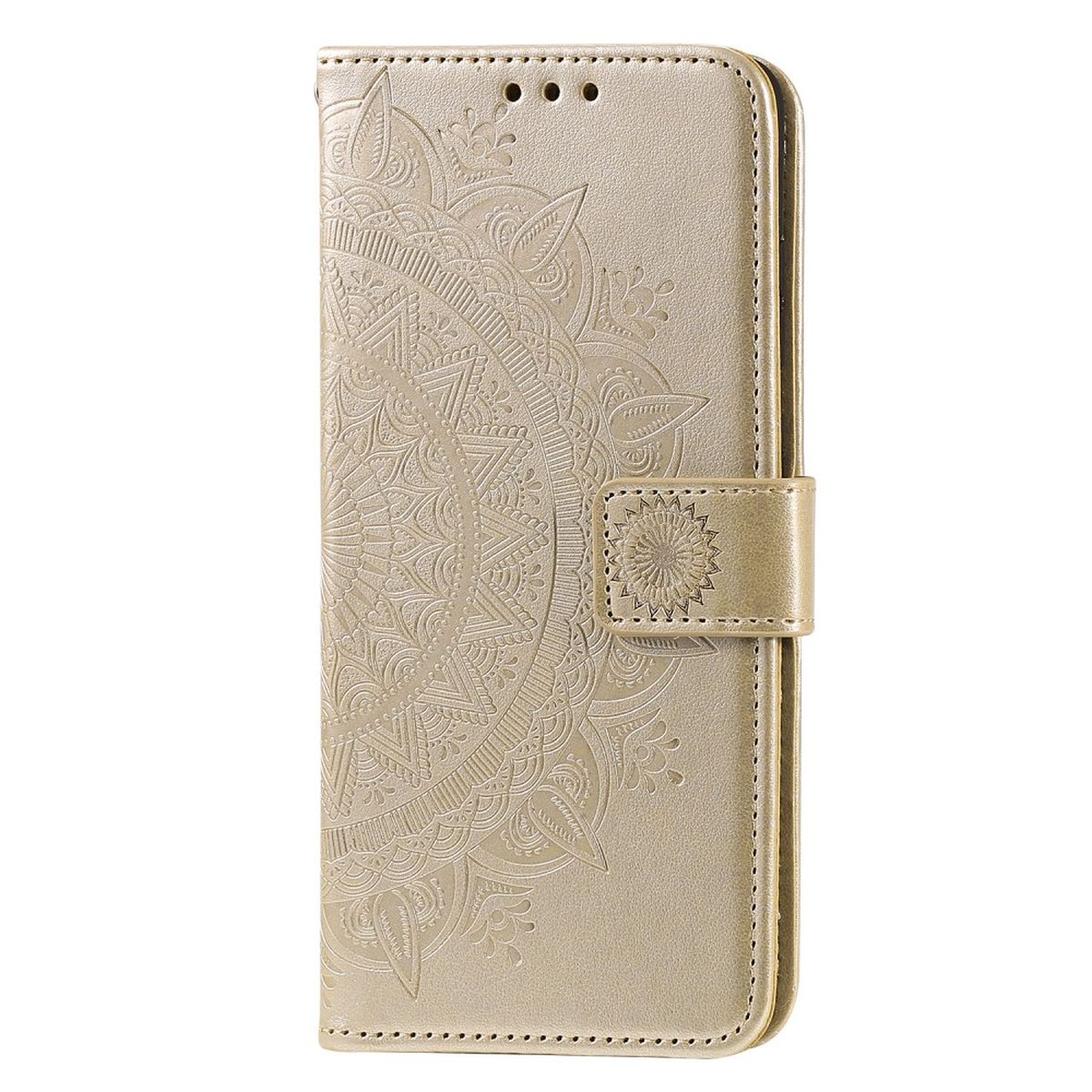 Hülle für Huawei Nova 9 / Honor 50 Handyhülle Flip Case Cover Etui Mandala Gold