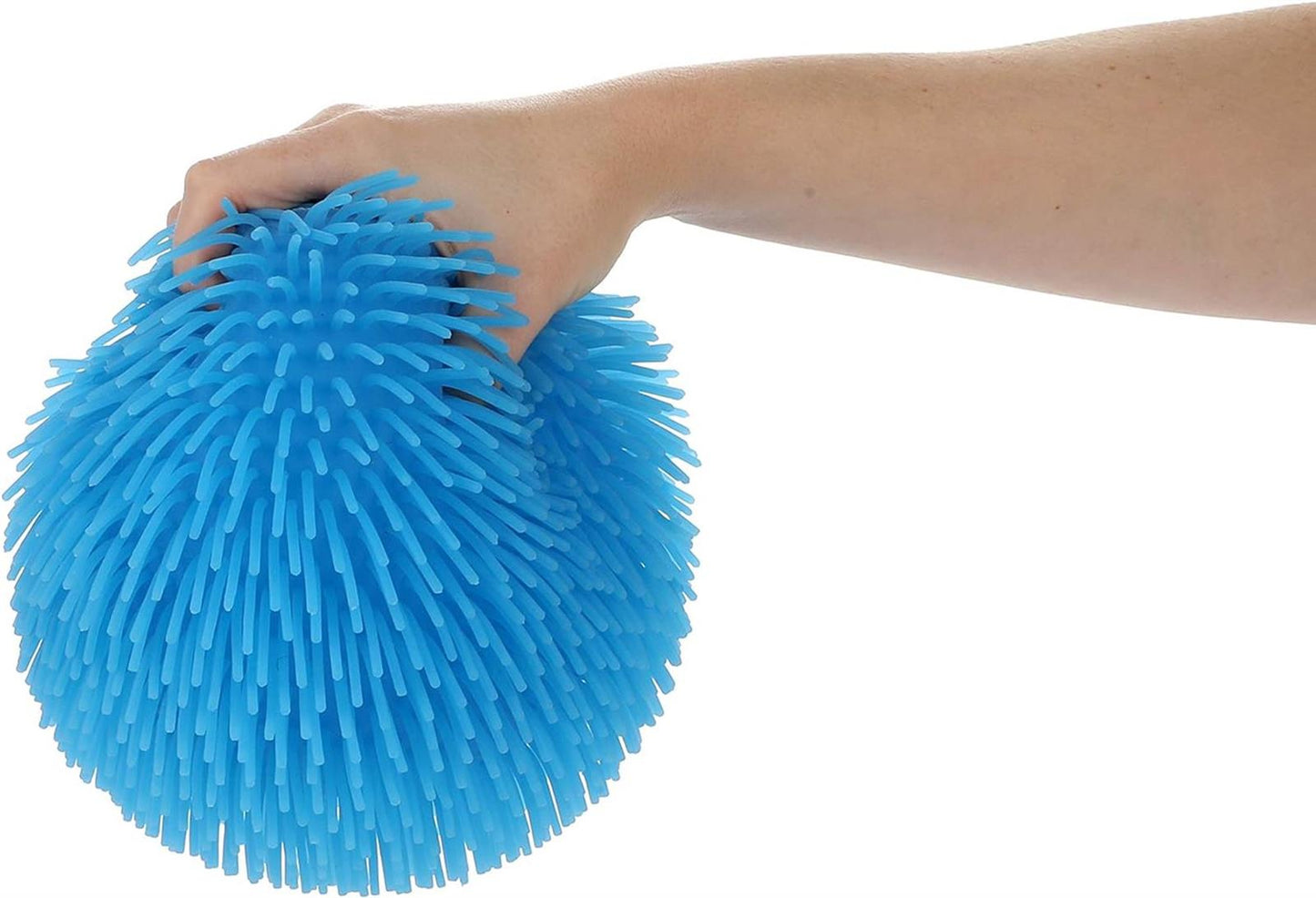 Toi-Toys Pufferz Pufferball für Kinder Knautschball Spielball für Wurfspiele Blau