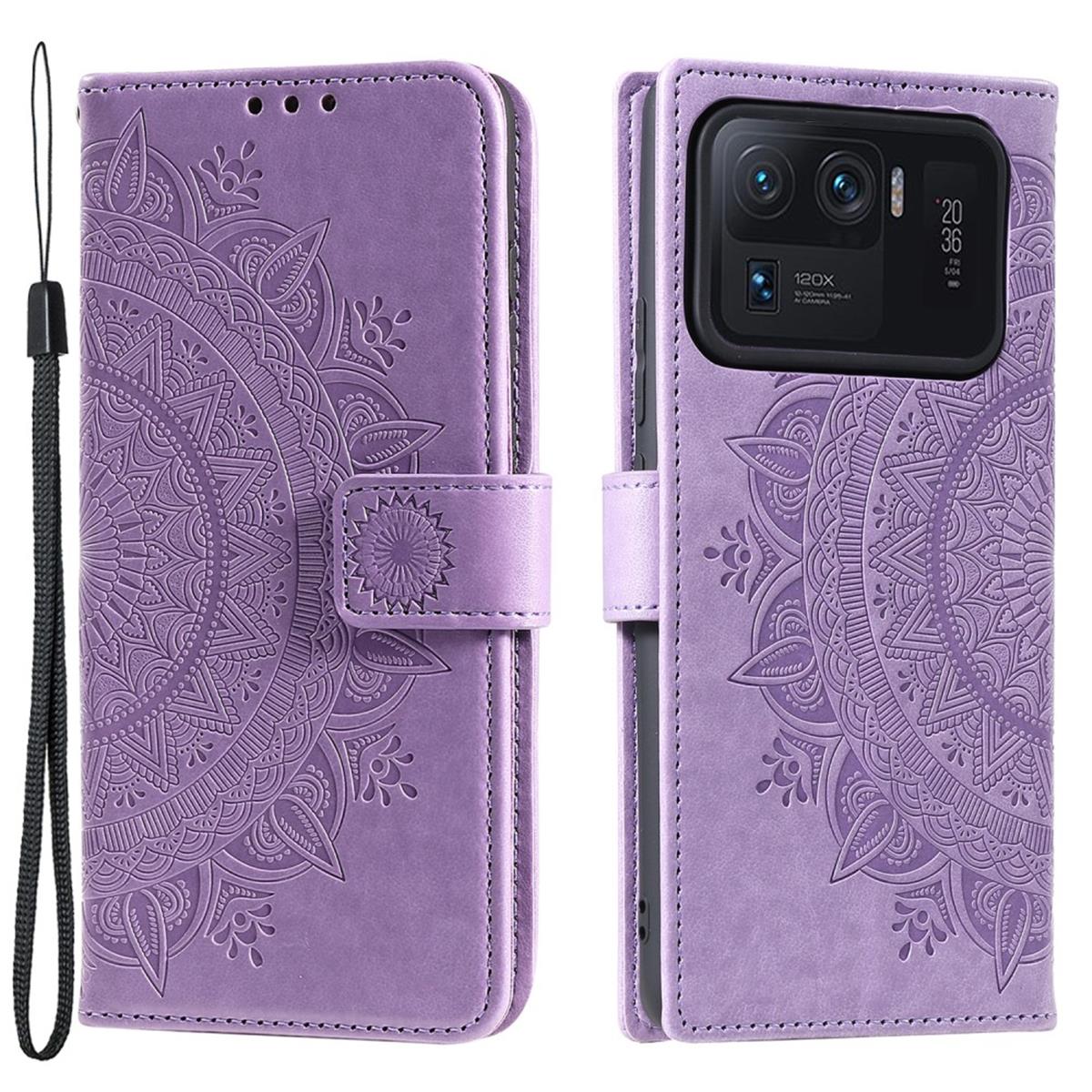 Hülle für Xiaomi Mi 11 Ultra Handyhülle Flip Case Cover Schutzhülle Mandala Lila