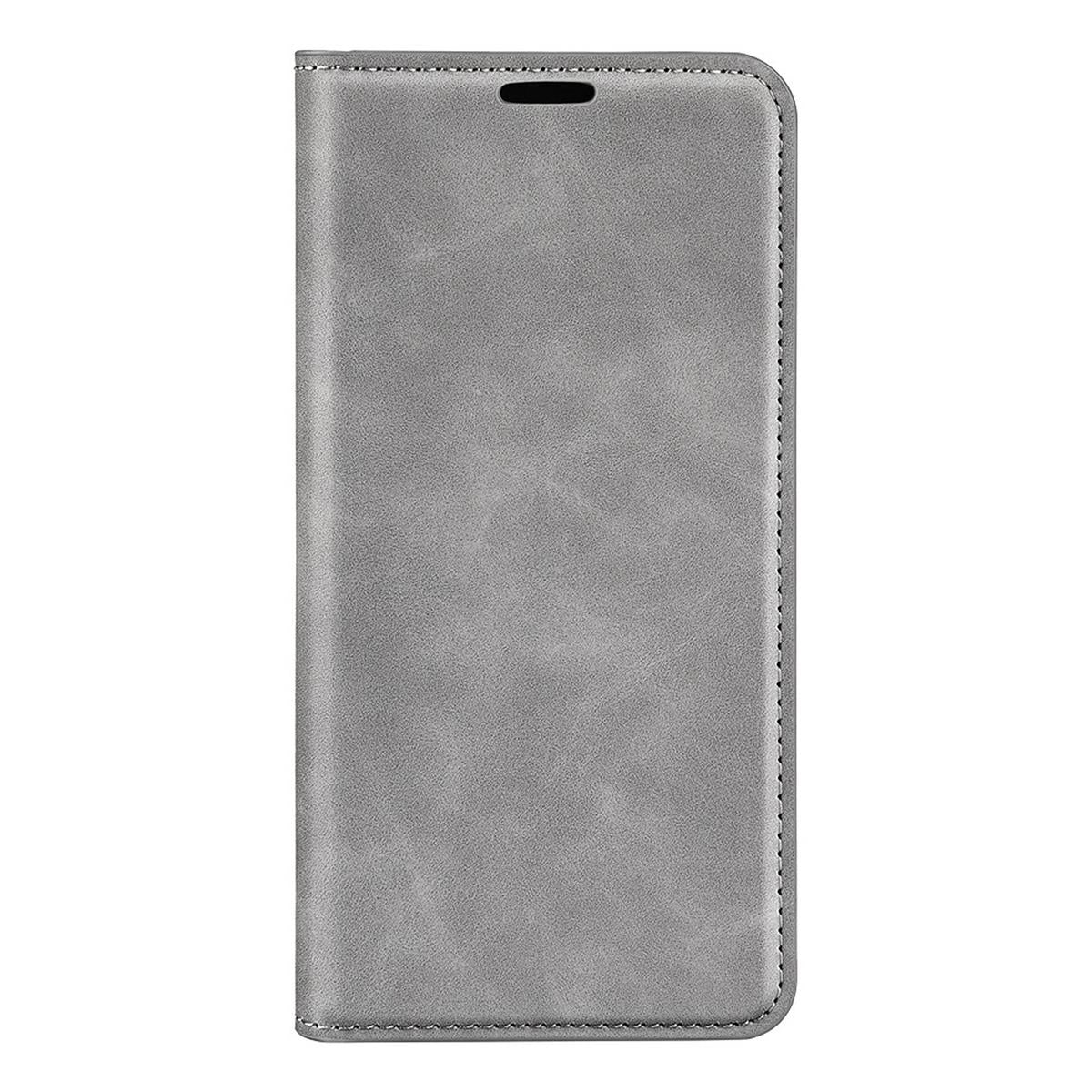 Hülle für Samsung Galaxy S24 FE Handyhülle Flip Case Cover Schutz Tasche Grau