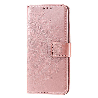 Hülle für Huawei Nova 9 / Honor 50 Handyhülle Flip Case Cover Mandala Rosegold