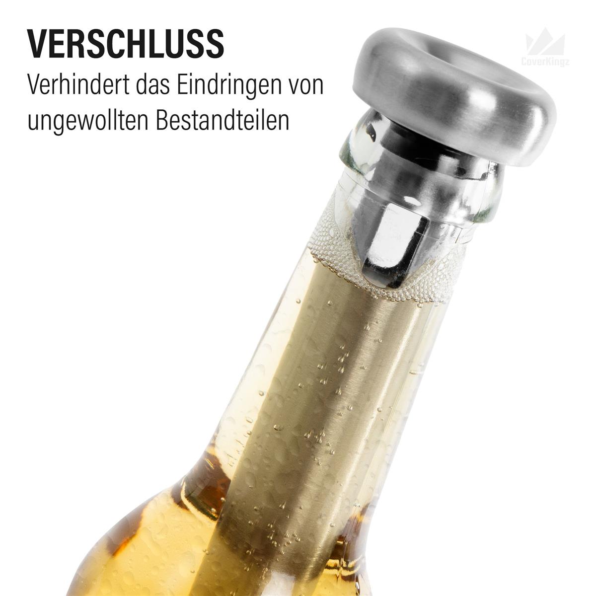 Bierkühler 2 x Edelstahl Bierkühlstab Flaschenkühler Bier Flaschen Kühlstab Beer