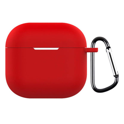 Hülle für Apple AirPods 4 Silikon Case Cover Etui Bumper Tasche Schutzhülle Rot