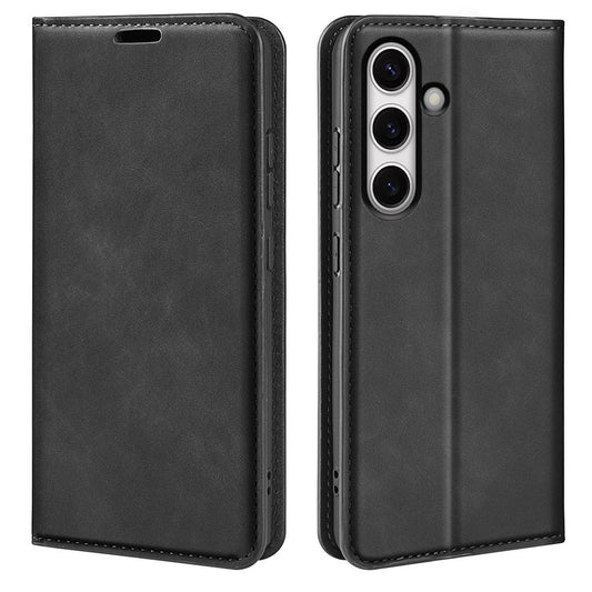 Hülle für Samsung Galaxy S24 FE Handyhülle Flip Case Cover Schutz Tasche Schwarz