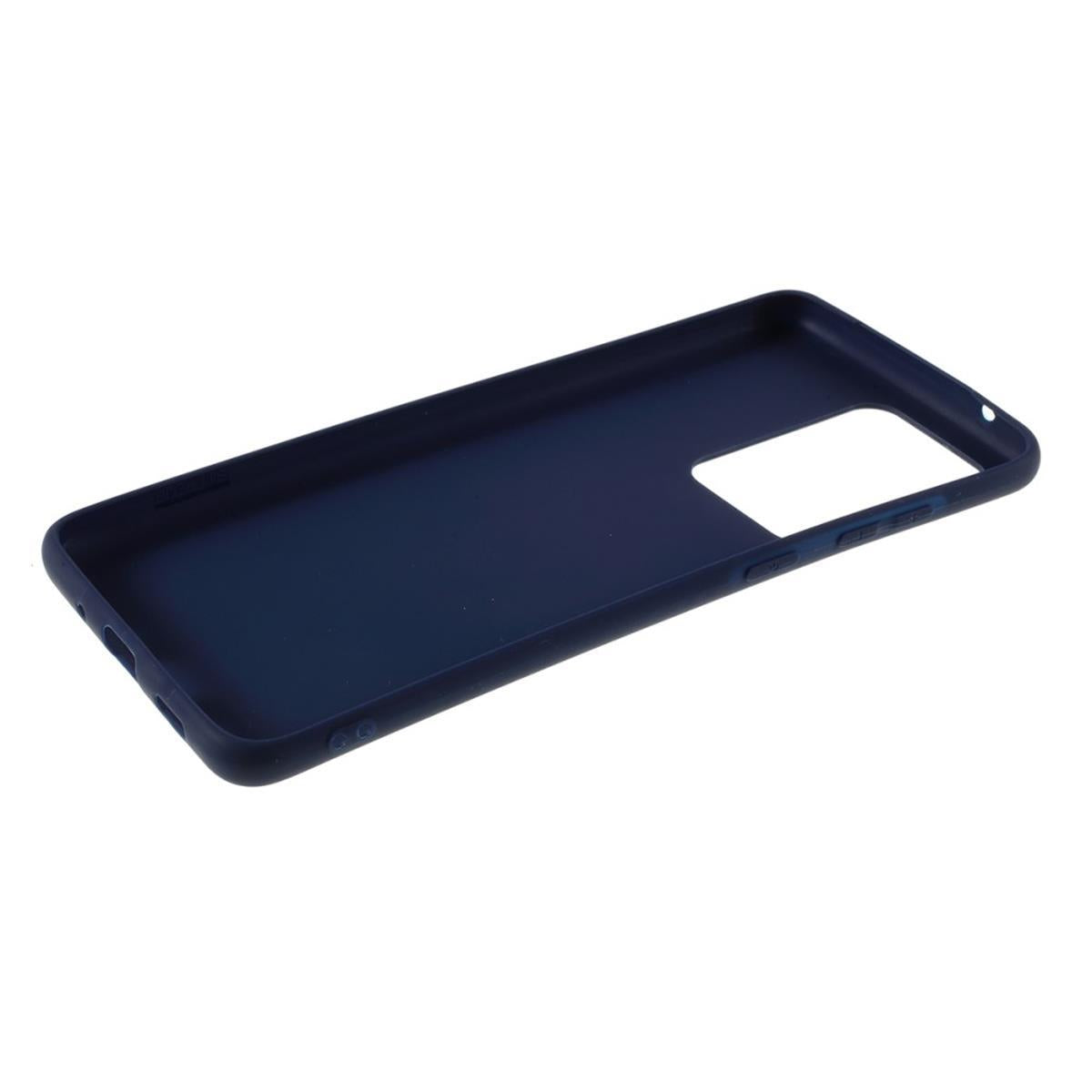 Hülle für Xiaomi Redmi 10/10 Prime Handyhülle Silikon Case Cover Etui Matt Blau