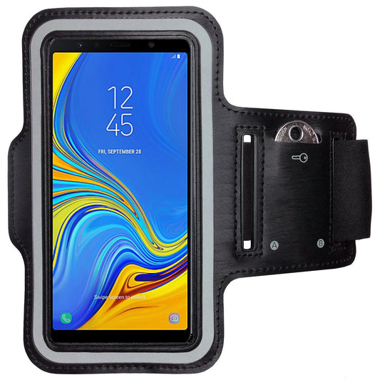Armband für Samsung Galaxy A7 (2018) Sportarmband Handy Tasche Fitness Jogging Handyhülle