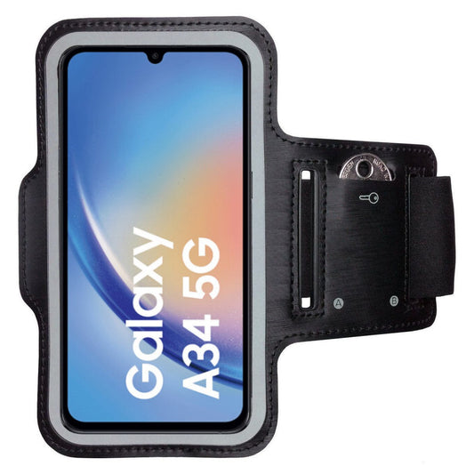 Armband für Samsung Galaxy A34 Sportarmband Handy Tasche Fitness Jogging Handyhülle