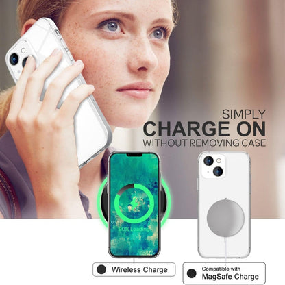 Hülle für Apple iPhone 15 Plus Handyhülle Silikon Cover Bumper Softcase Klar