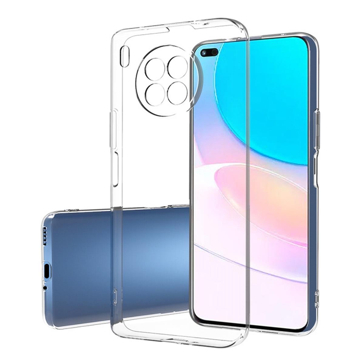 Hülle für Huawei Nova 8i/Honor 50 Lite Handyhülle Silikon Cover Case Bumper klar