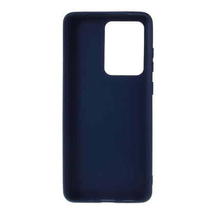 Hülle für Xiaomi Redmi 10/10 Prime Handyhülle Silikon Case Cover Etui Matt Blau